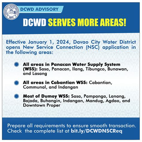 davao water district water interruption schedule|Davao City Water District.